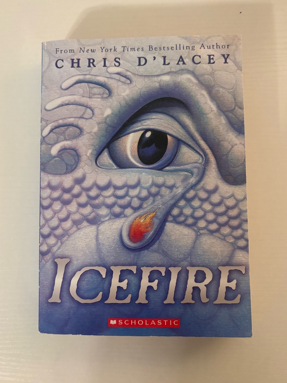 Icefire by Chris D’Lacey, Book 2 of the Last Dragon Chronicles, Paperback